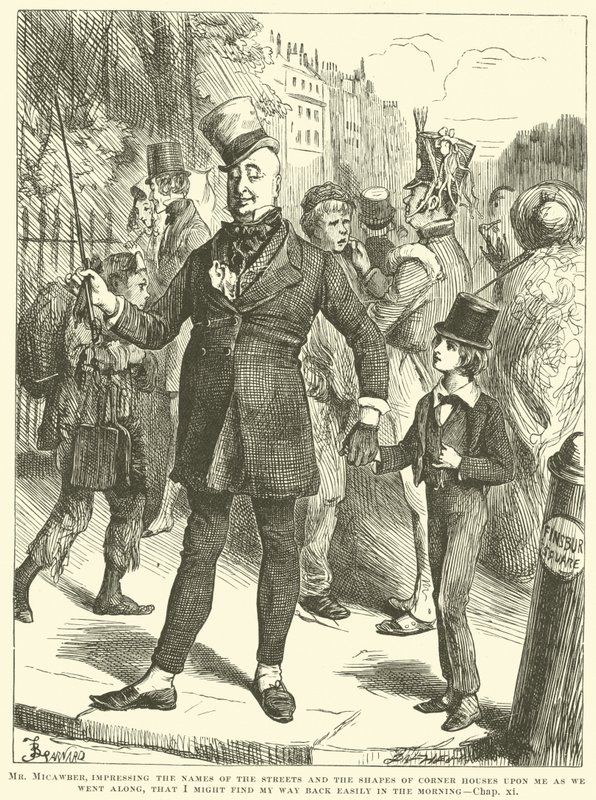 Mr Micawber by Frederick Barnard