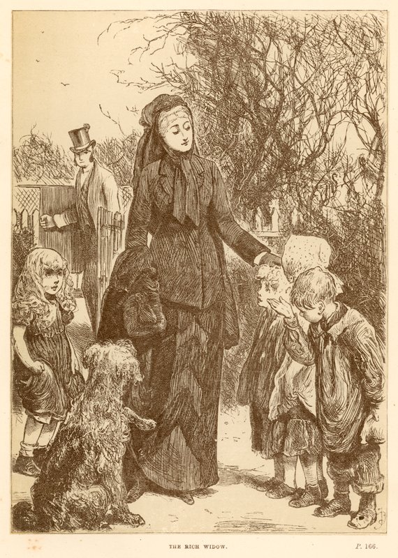 The Rich Widow by Frederick Barnard
