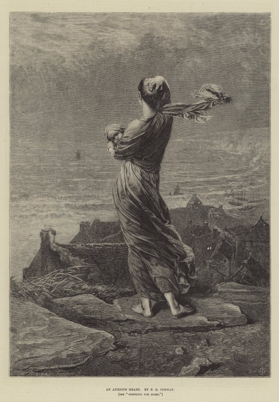 An Anxious Heart by Frederick George Cotman