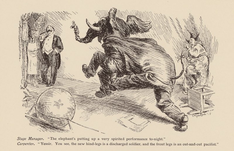 Pantomime elephant by Frederick Henry Townsend