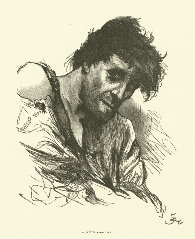 A Sketch from Life by Frederick L. Bernard