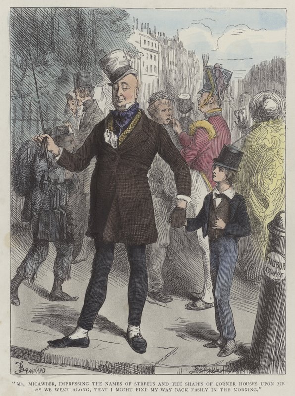 Illustration for David Copperfield by Frederick L. Bernard