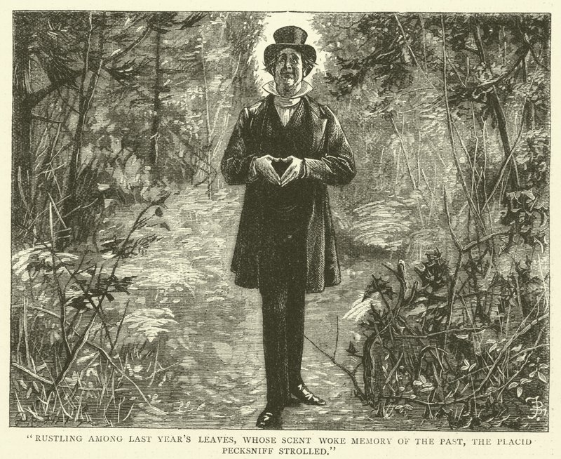 Illustration for Martin Chuzzlewit by Frederick L. Bernard