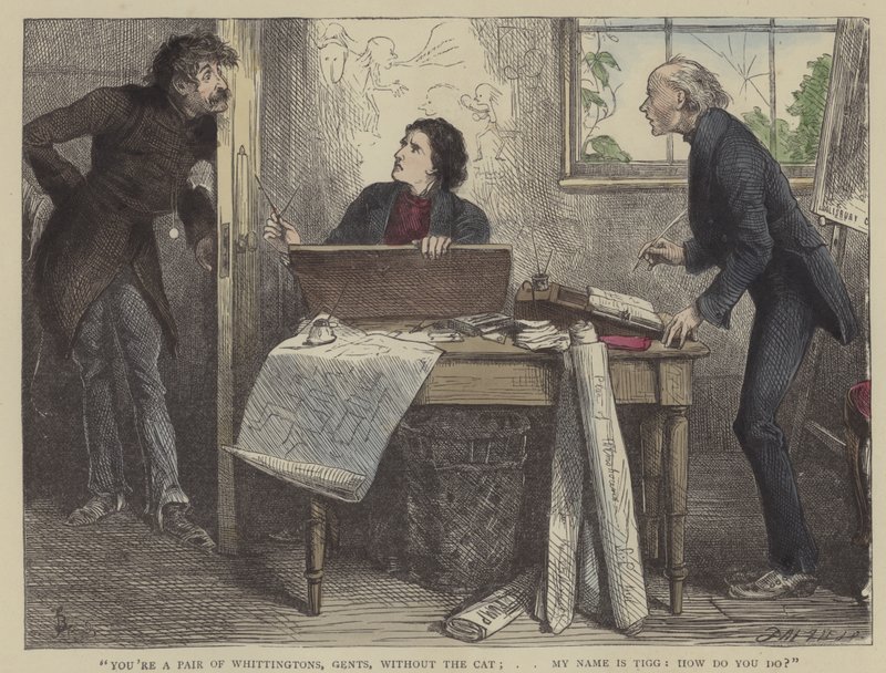 Illustration for Martin Chuzzlewit by Frederick L. Bernard