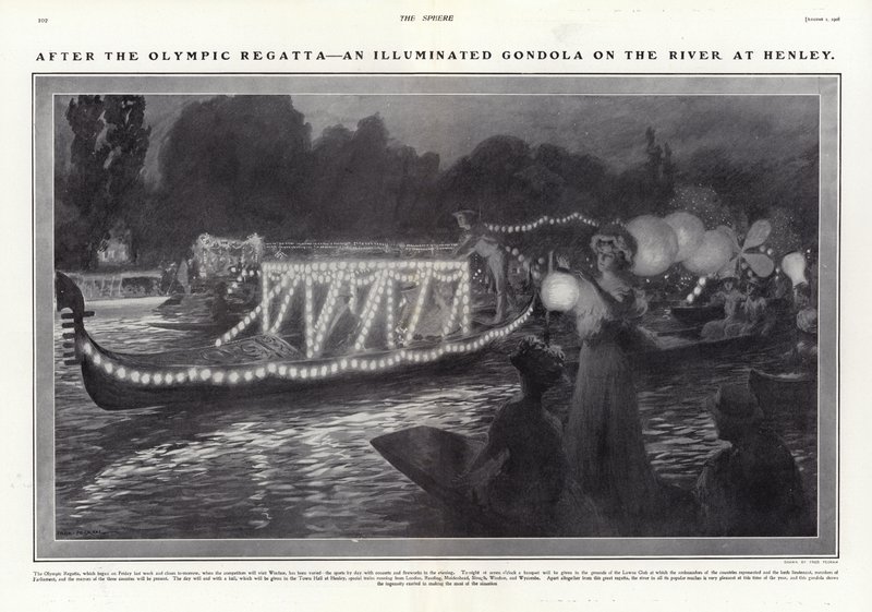 After the Olympic Regatta by Frederick Pegram