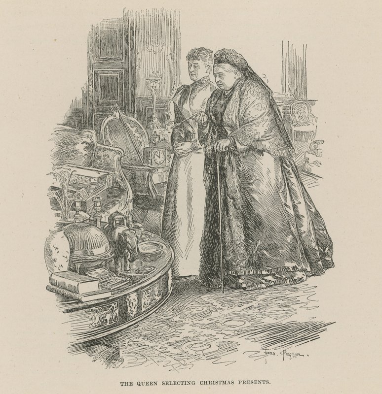 The Queen Selecting Christmas Presents by Frederick Pegram