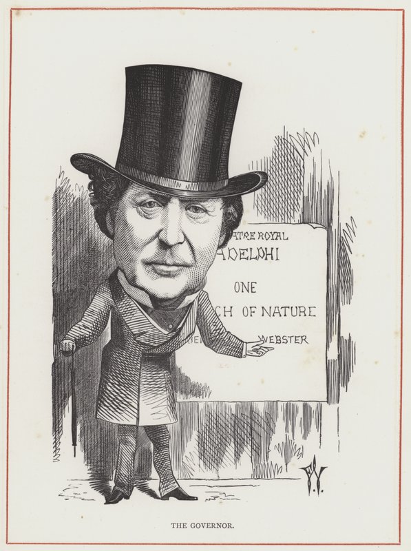 Benjamin Webster, actor by Frederick Waddy