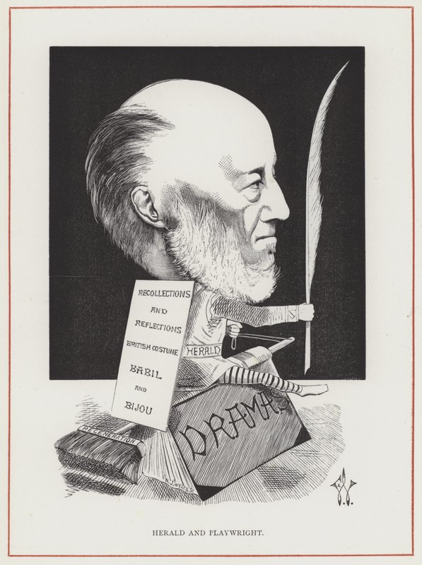 J R Planche by Frederick Waddy