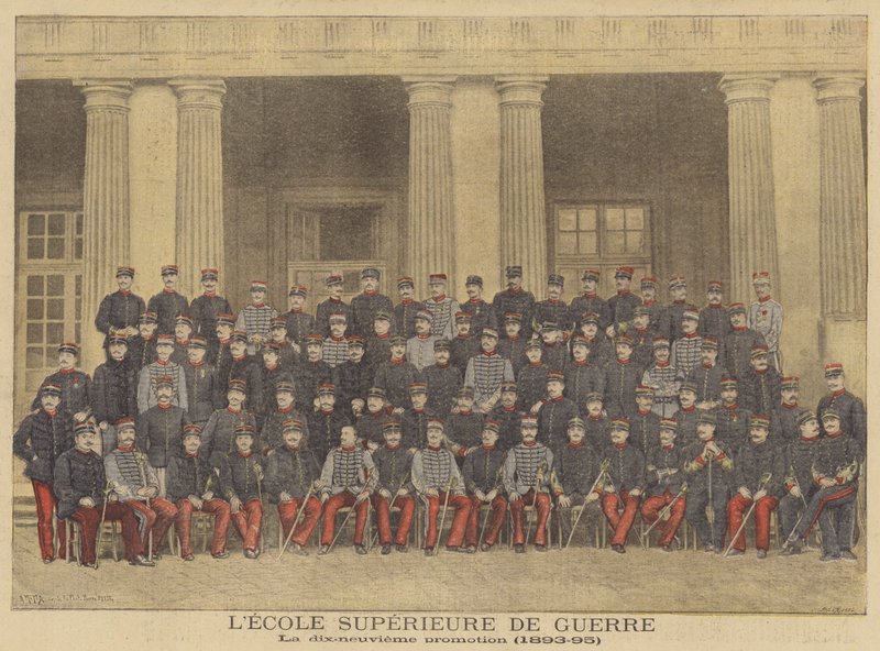 19th Class of the Ecole Superieure de Guerre by French School