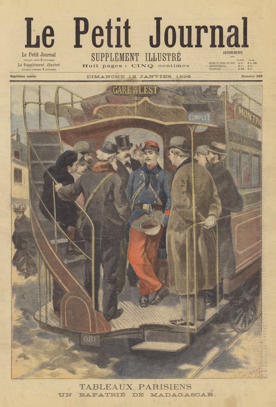 A French Soldier Back from Madagascar by French School