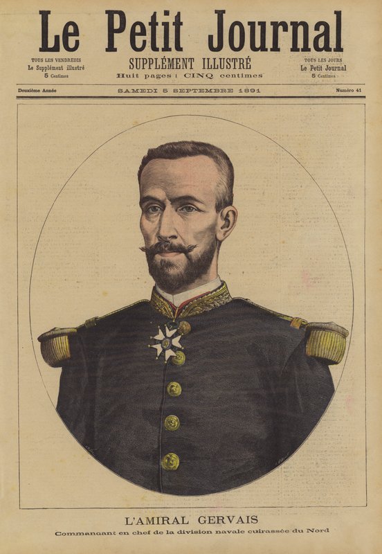 Admiral Gervais by French School