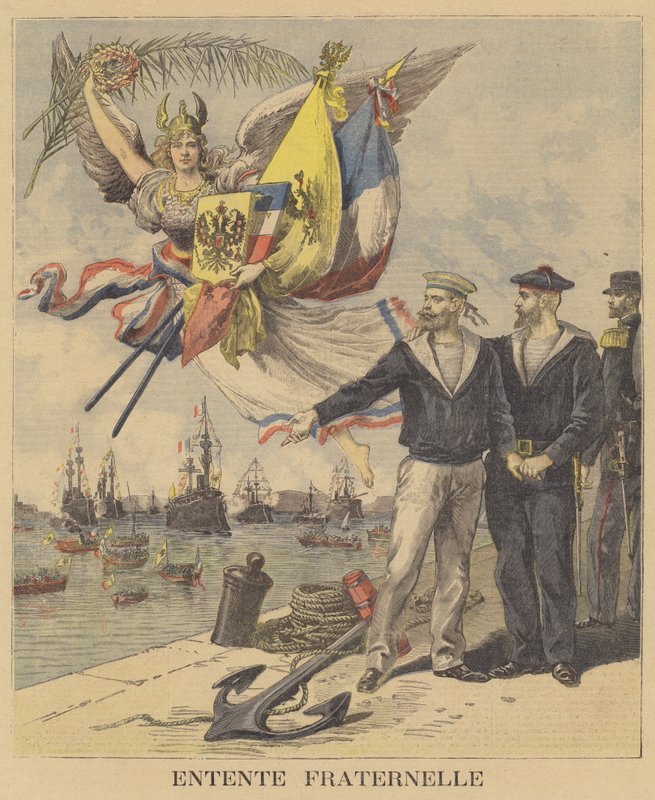 Alliance between France and Russia by French School