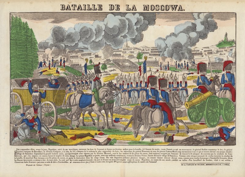 Battle of Borodino by French School