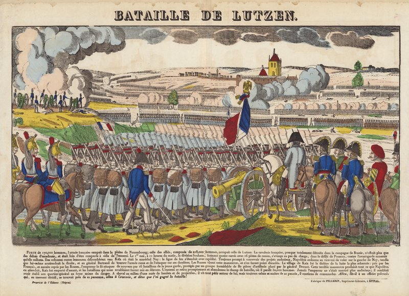 Battle of Lützen by French School