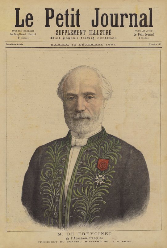 Charles de Freycinet of the Academie Francaise by French School