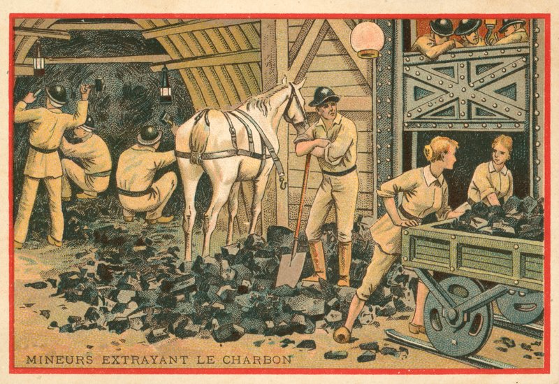 Coal Miners by French School