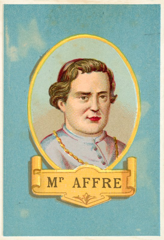 Denis Auguste Affre, French Archbishop Killed During the Revolution of 1848 by French School