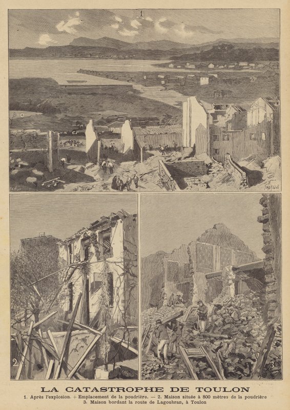 Disastrous explosion in Toulon by French School
