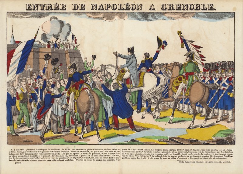 Entry of Napoleon into Grenoble by French School