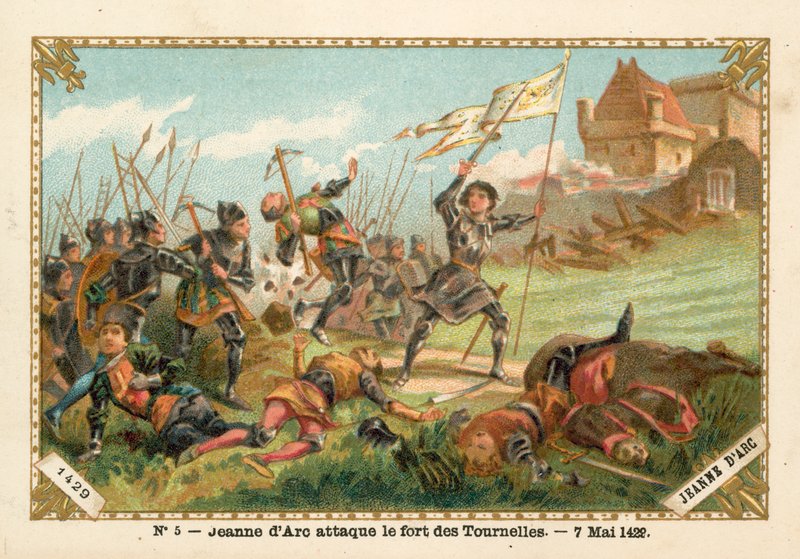 Joan of Arc Attacking the Fort des Tournelles, 1429 by French School