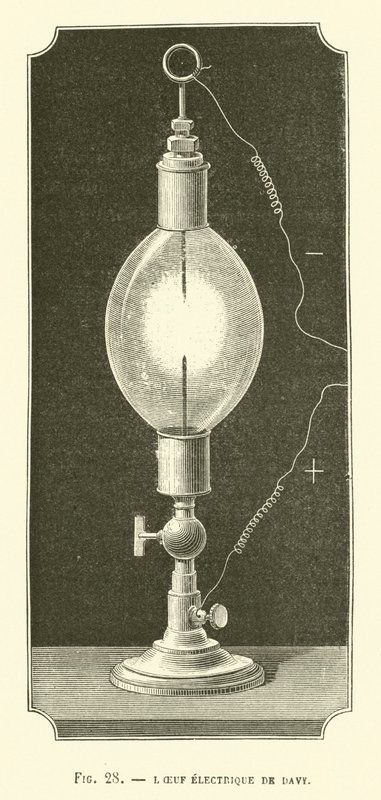 The Electric Egg of Davy by French School