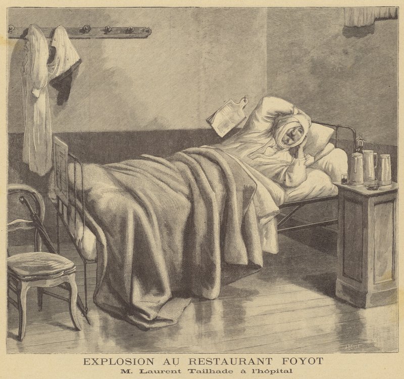 Laurent Tailharde, victim of the anarchist bombing of the Restaurant Foyot by French School