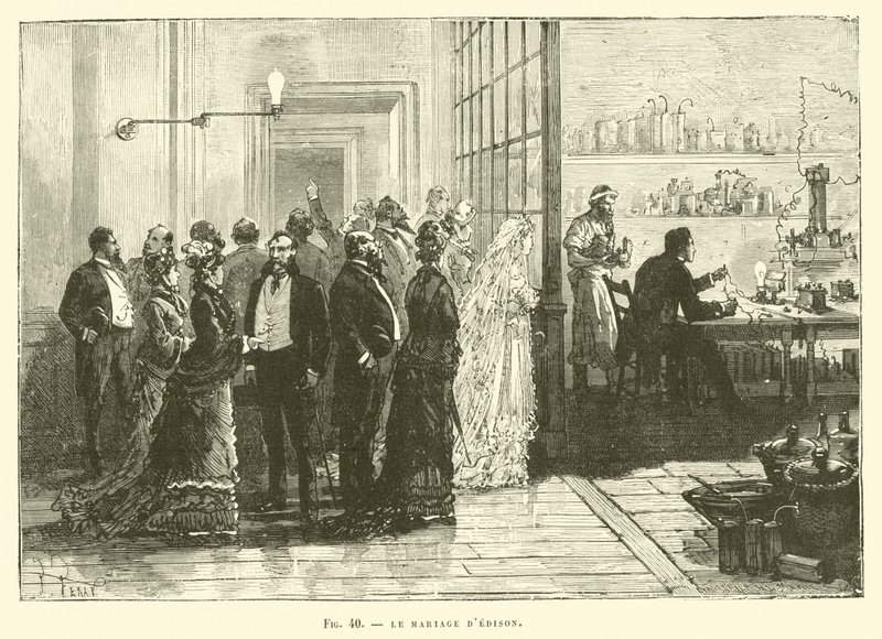 The Marriage of Edison by French School