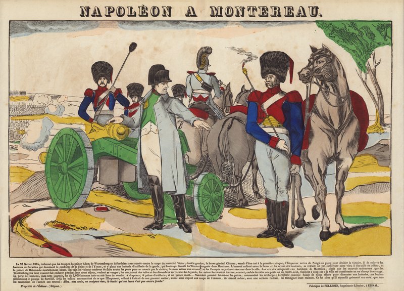 Napoleon at Montereau by French School