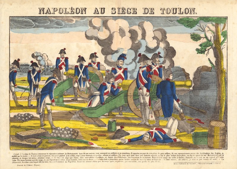 Napoleon at the Siege of Toulon by French School