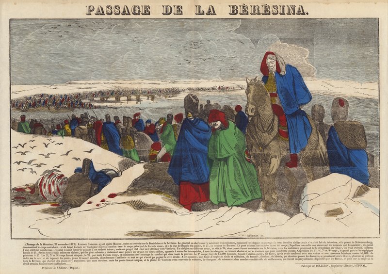 Crossing of the Berezina by French School