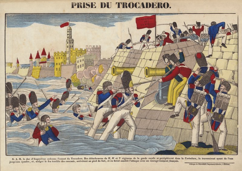 Capture of the Trocadero by French School