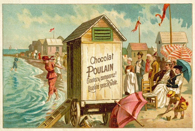 Seaside Scene by French School