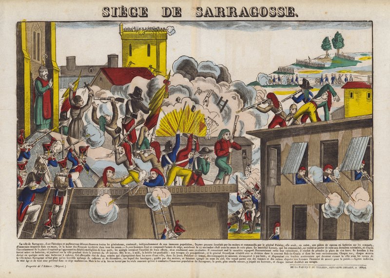Siege of Zaragoza by French School