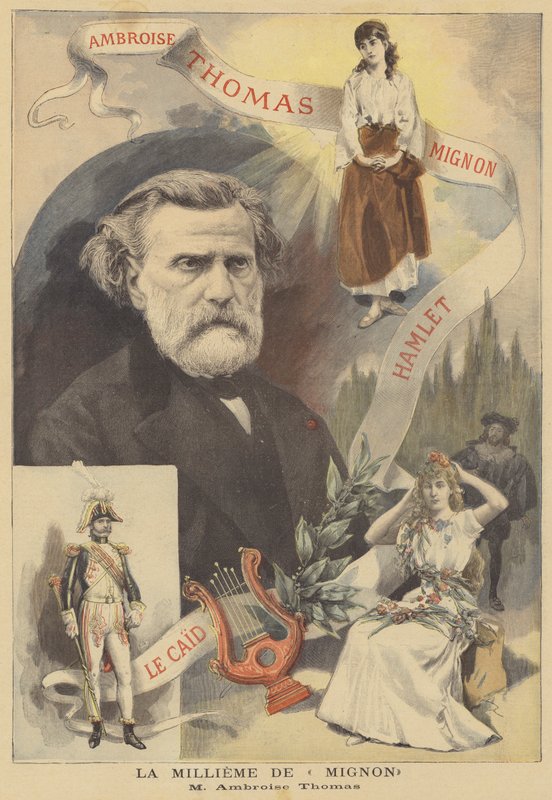 The 1000th performance of Mignon, by Ambroise Thomas by French School