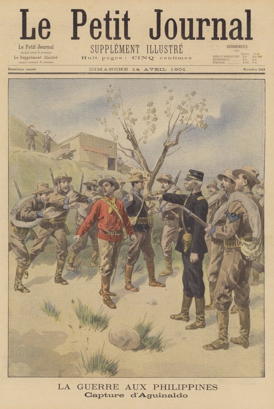 The Philippine-American War: capture of Emilio Aguinaldo by the Americans by French School