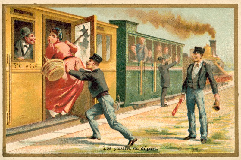 The Pleasures of Departure by French School