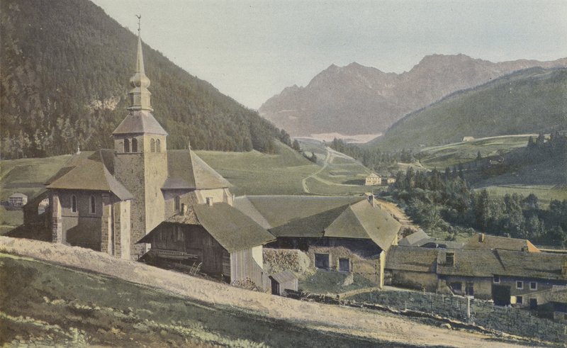 Abondance, General View by French Photographer