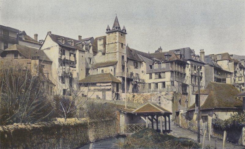 Argeles, View of the Canal by French Photographer