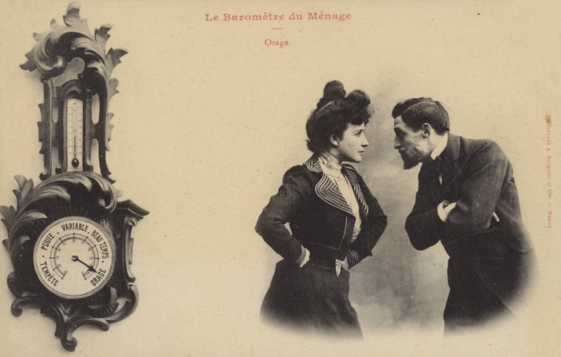 Barometer of a relationship, storm by French Photographer