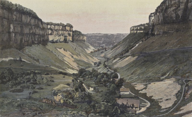 Baume-les-Messieurs, The Valley and the Village by French Photographer