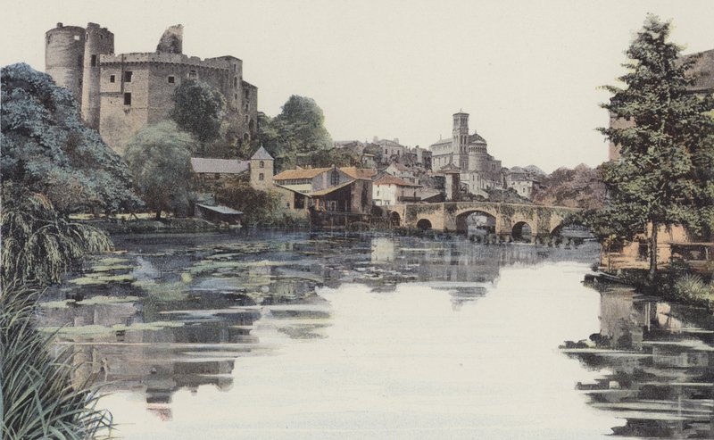 Clisson, General View by French Photographer