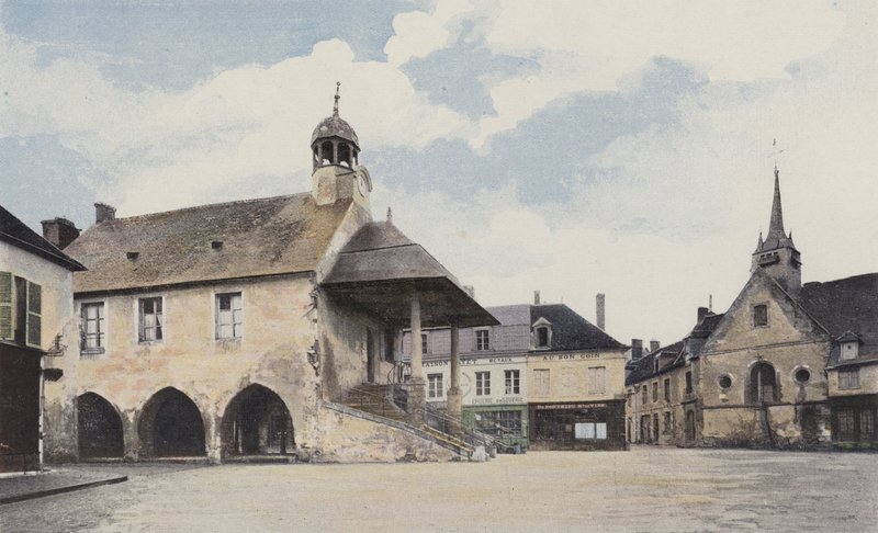 Fismes, Main Square by French Photographer