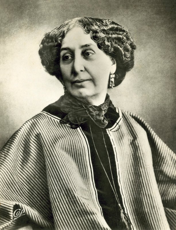 George Sand by French Photographer