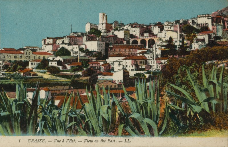 Grasse: View to the East by French Photographer