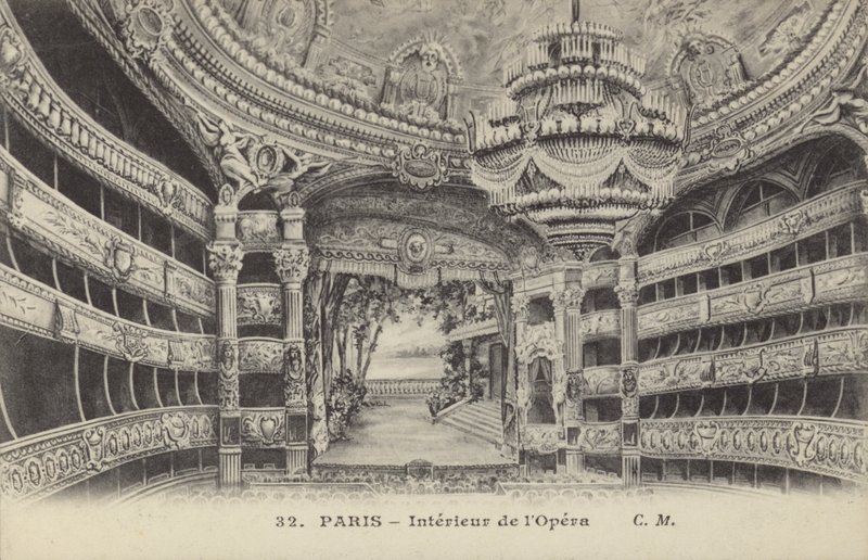 Interior of the Opera, Paris by French Photographer