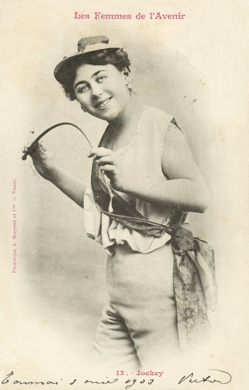 Jockey, Woman of the Future by French Photographer