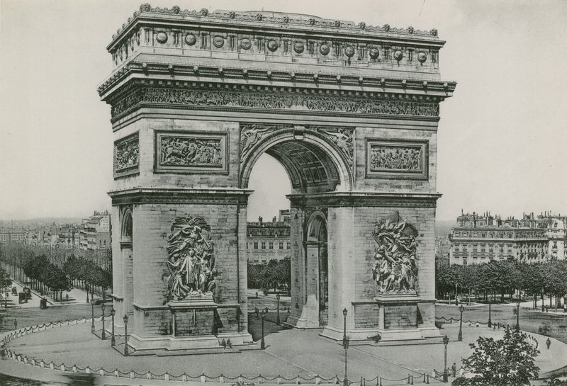 The Triumphal Arch by French Photographer