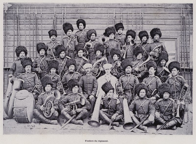 The Russian Army: Regiment Fanfare by French Photographer