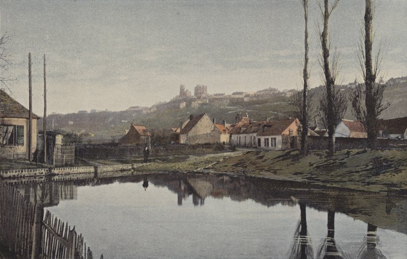 Laon, General View from the Plain by French Photographer