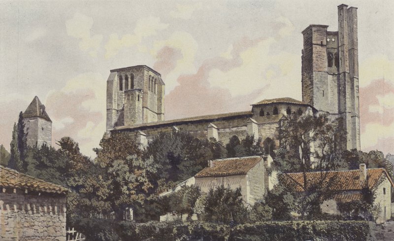 Larroumieu, Church (Former Collegiate) by French Photographer